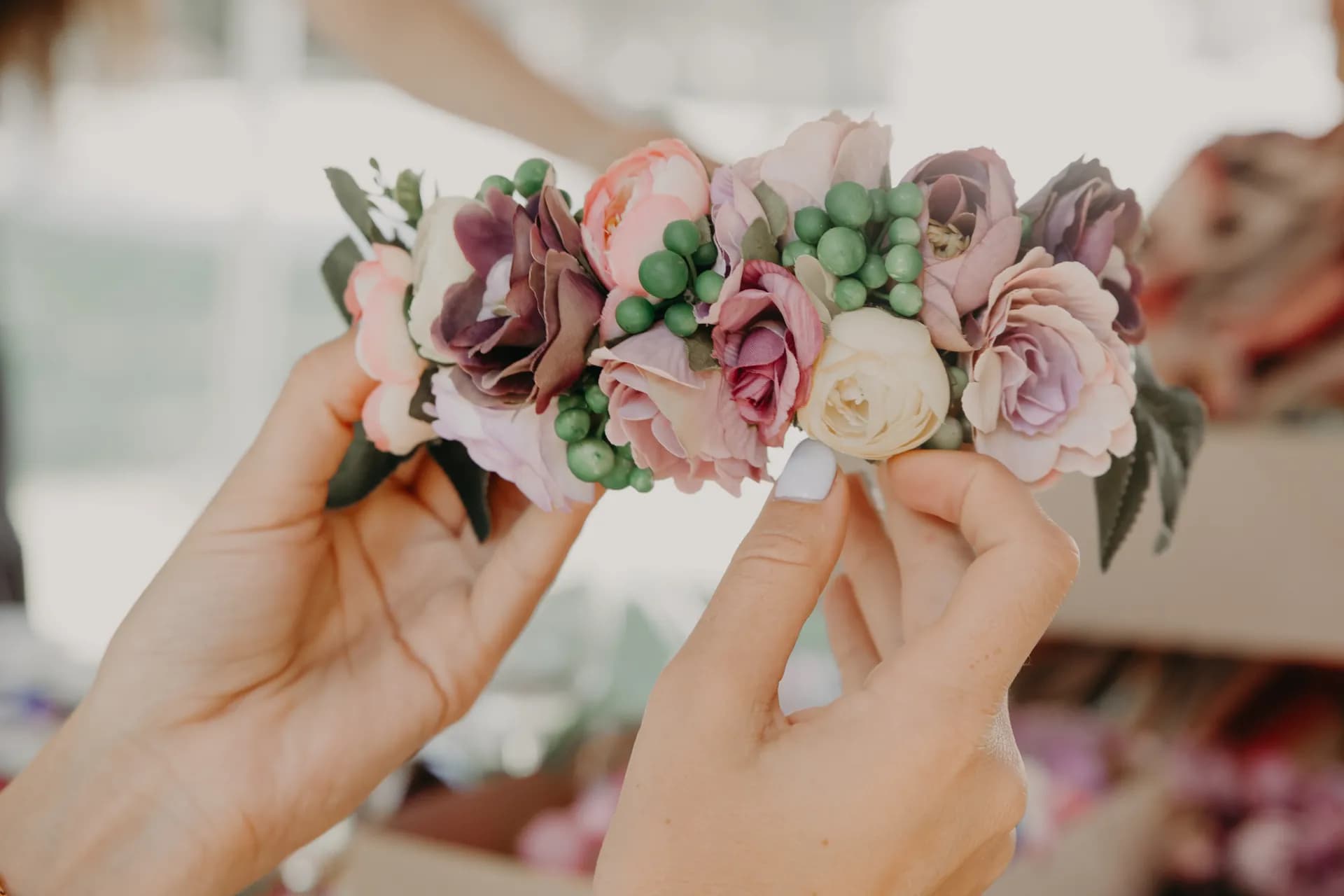 Ziedu kroņu veidošanas meistarklase